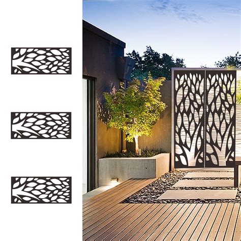 decorative privacy metal panels exterior